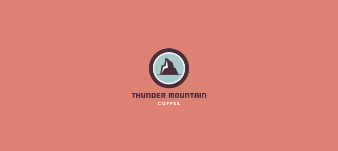Thunder Mountain Coffee Flat Logo
