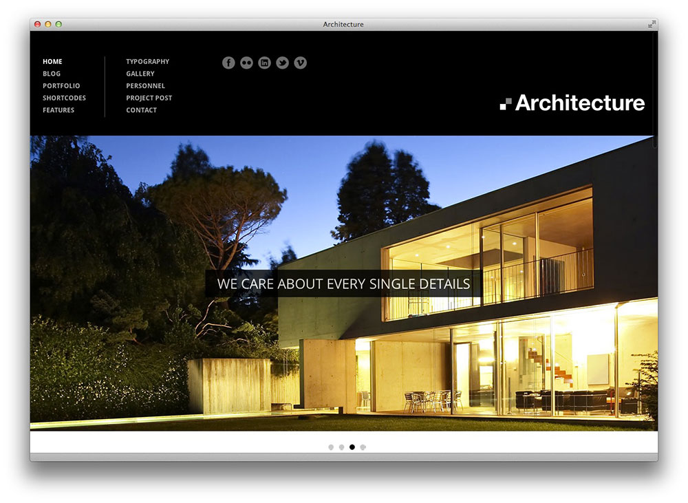 Architecture - Premium WordPress Theme