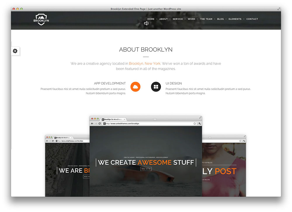 Brooklyn - Creative One Page Multi-Purpose Theme