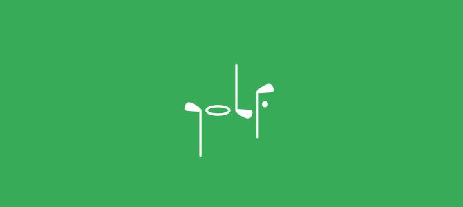 Golf Flat Logo Design