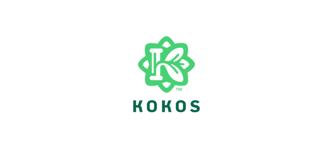 Kokos Flat Logo Design