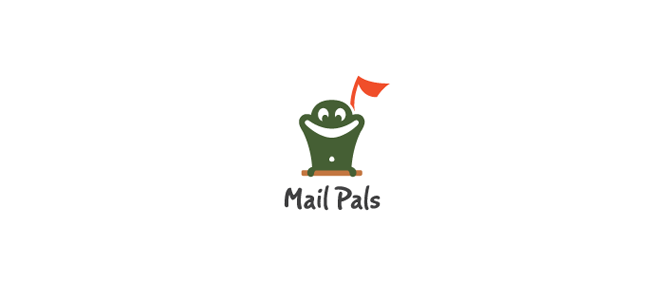Mail Pals Flat Logo