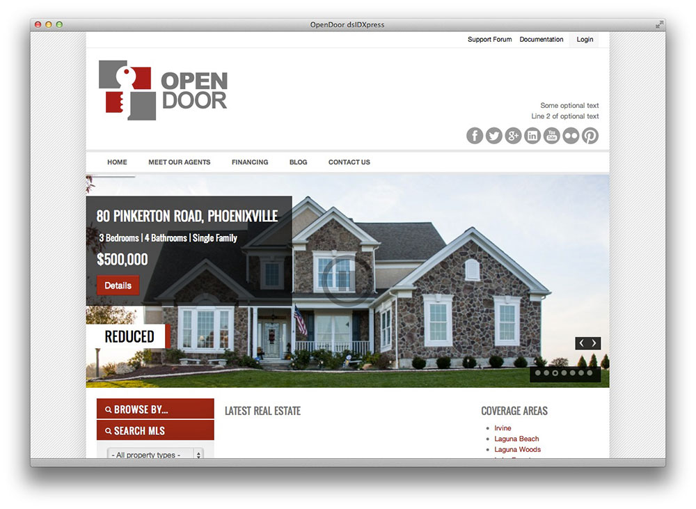 OpenDoor Responsive WordPress Theme