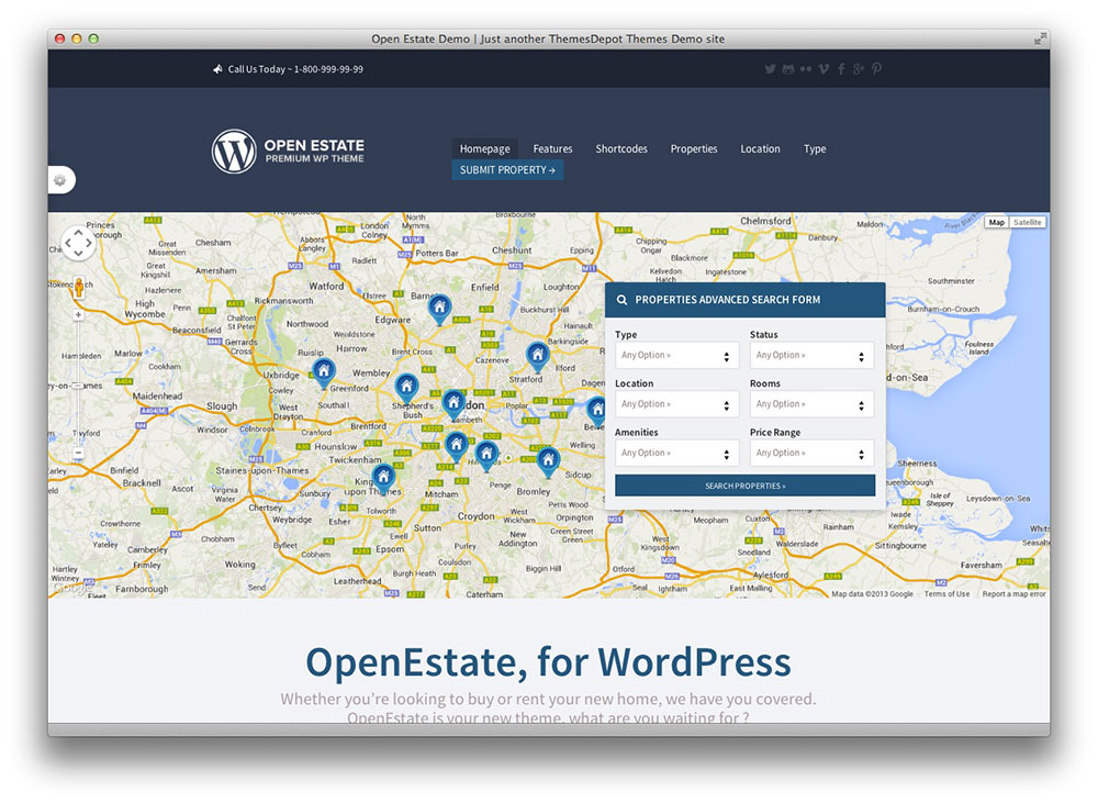 OpenEstate Responsive WordPress Theme