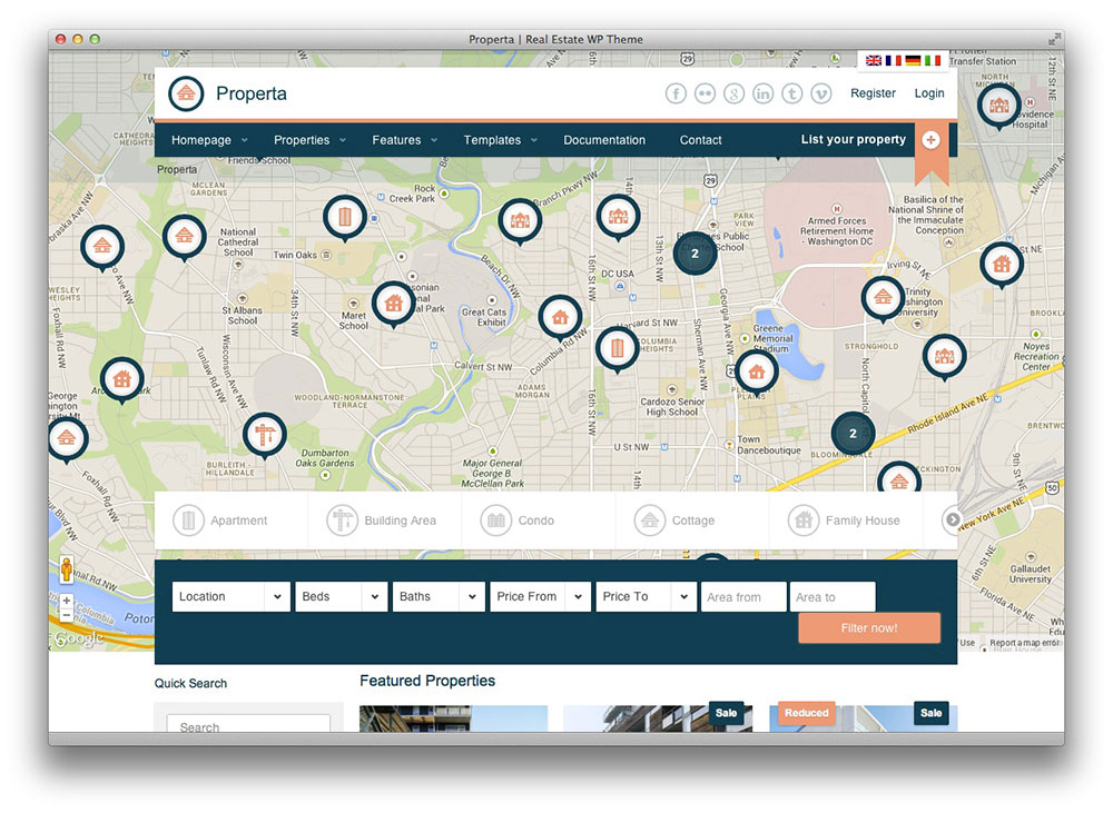 Properta wordpress theme