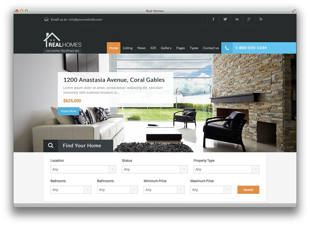Real Homes - WordPress Theme