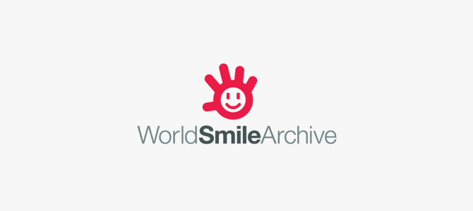 WorldSmileArchive Flat Logo Design
