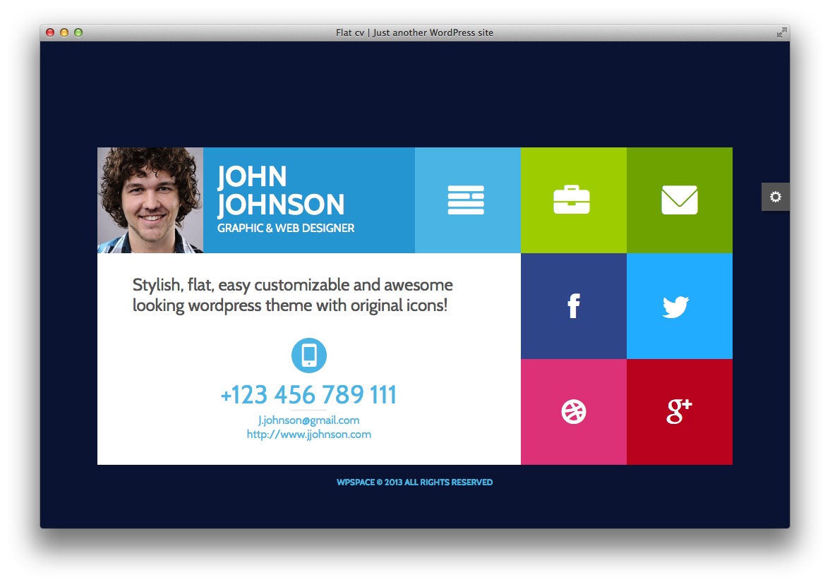 35 best vcard wordpress themes 2015 for your online resume