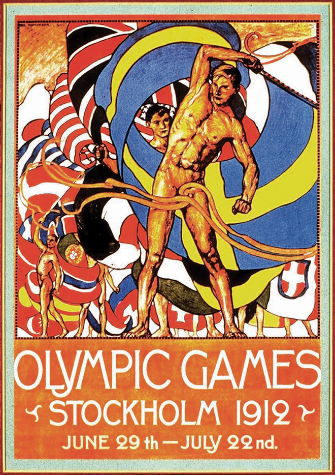1912-Stockholm-Summer-Olympic-Games-Poster