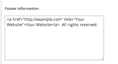 footer copyright info dazzling