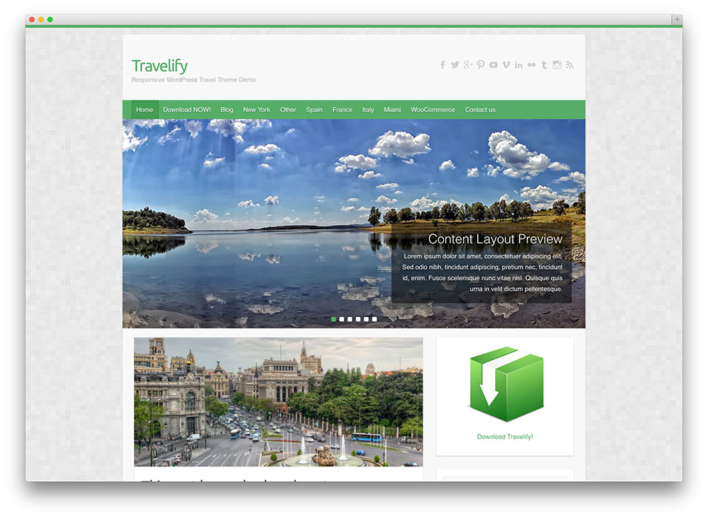 travelify travel wordpress theme