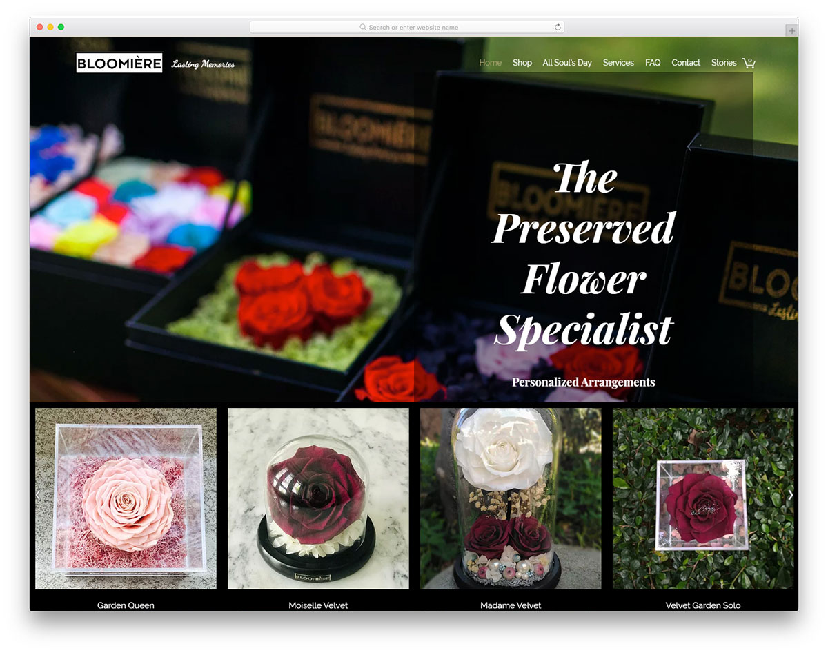 17 Best Florist site Designs For Your Inspiration 2022 Colorlib