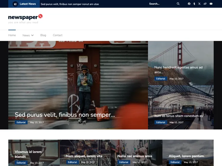 Newspaper X - Magazine Theme