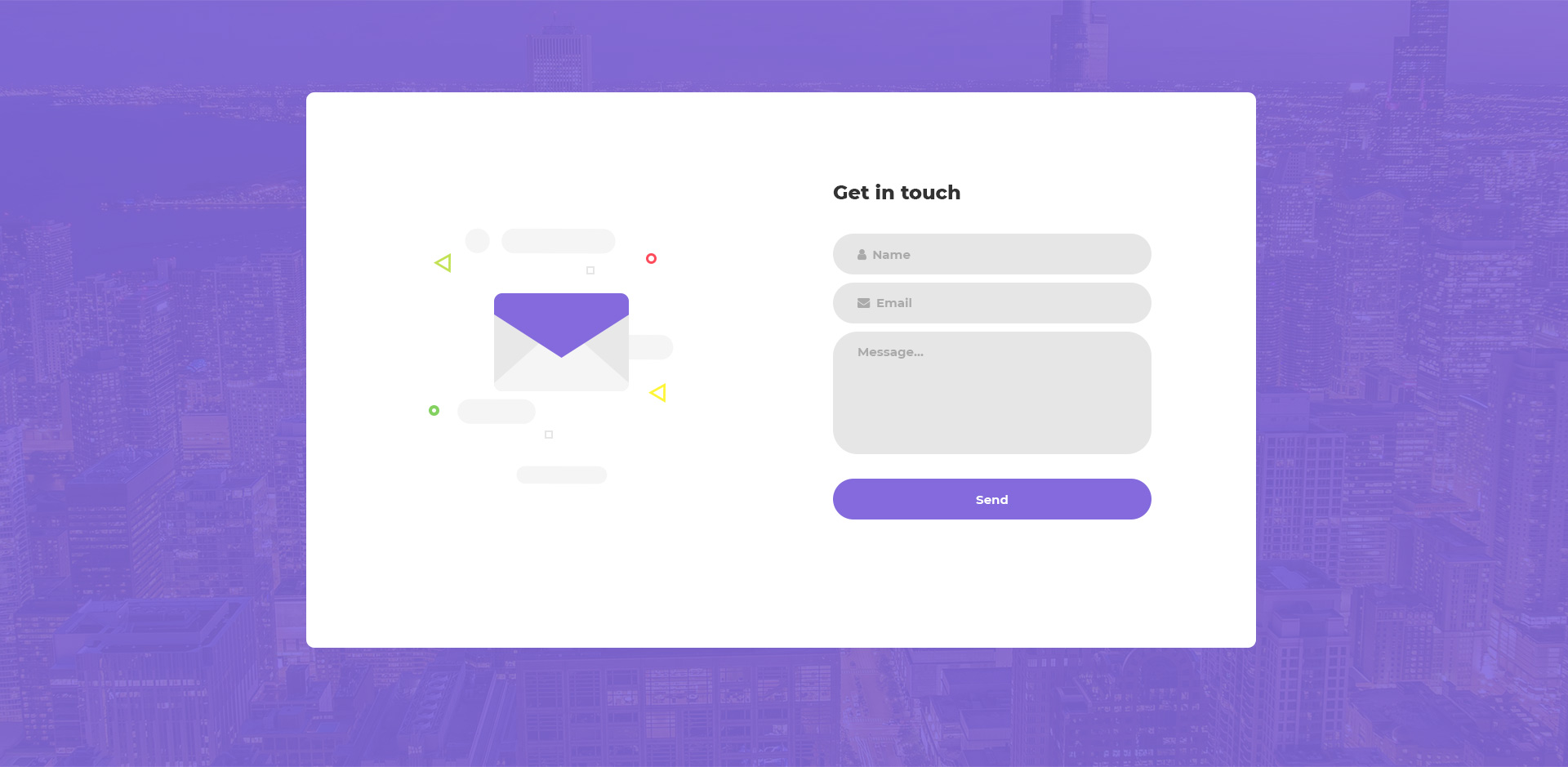 Free Contact Form V Html Css Template Colorlib