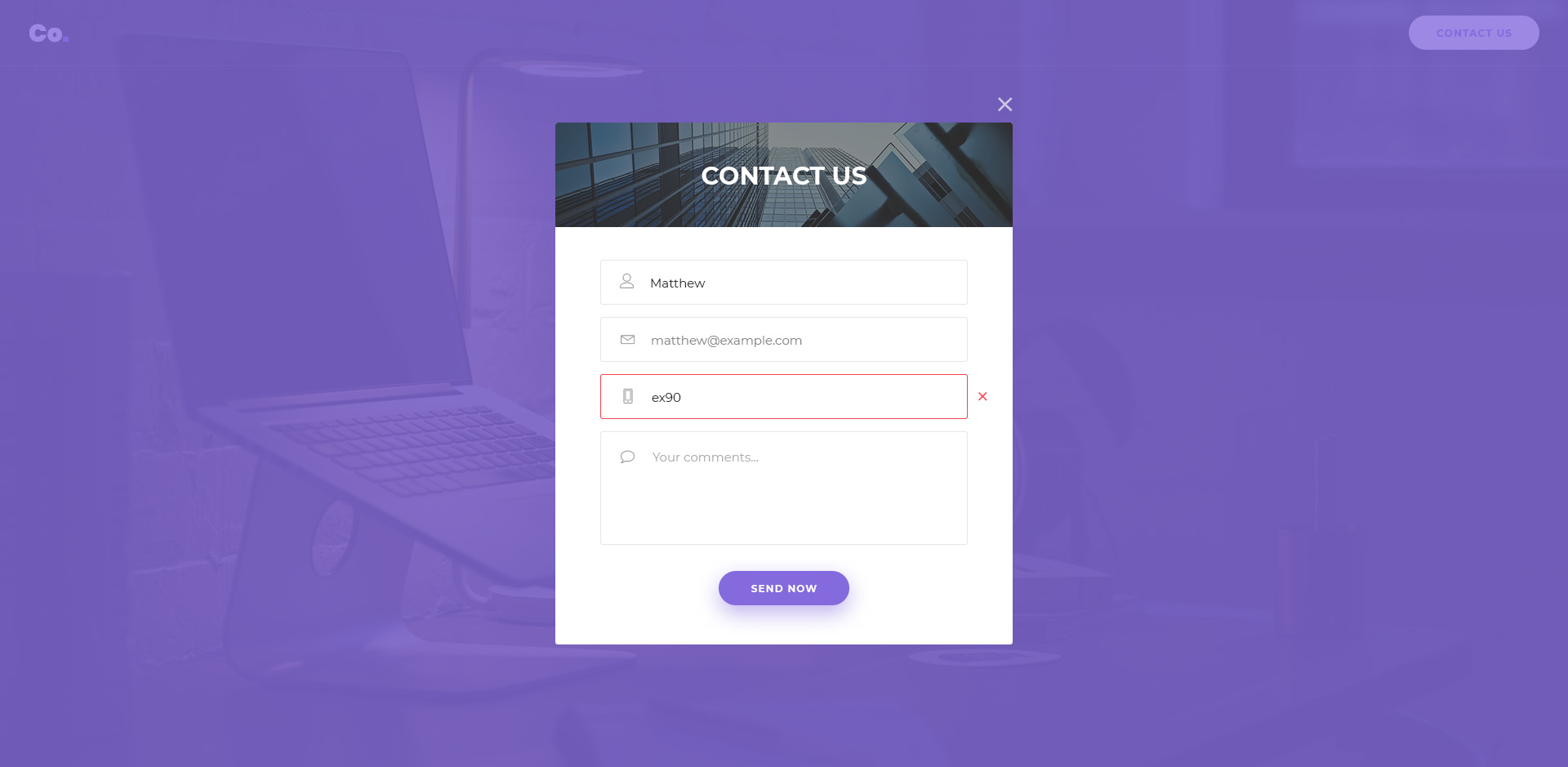 Free Contact Form V16 - HTML/CSS Template 2024 - Colorlib