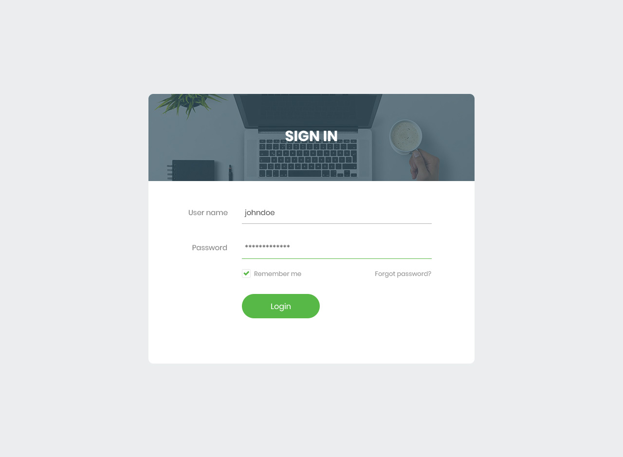 Login Form By Colorlib Free HTML Login Form Colorlib