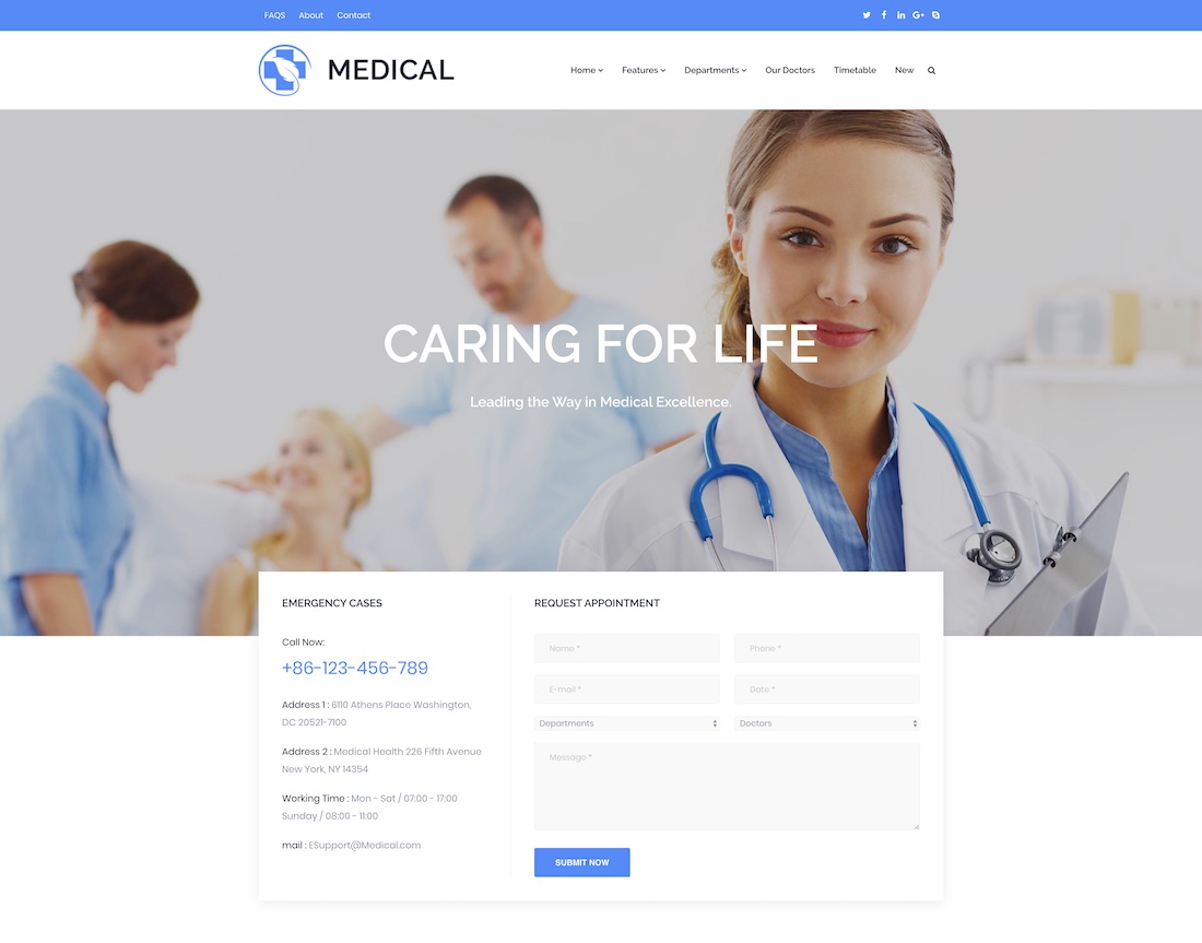 16 Doctor Website Templates For Medical Practitioners 2022 - Colorlib