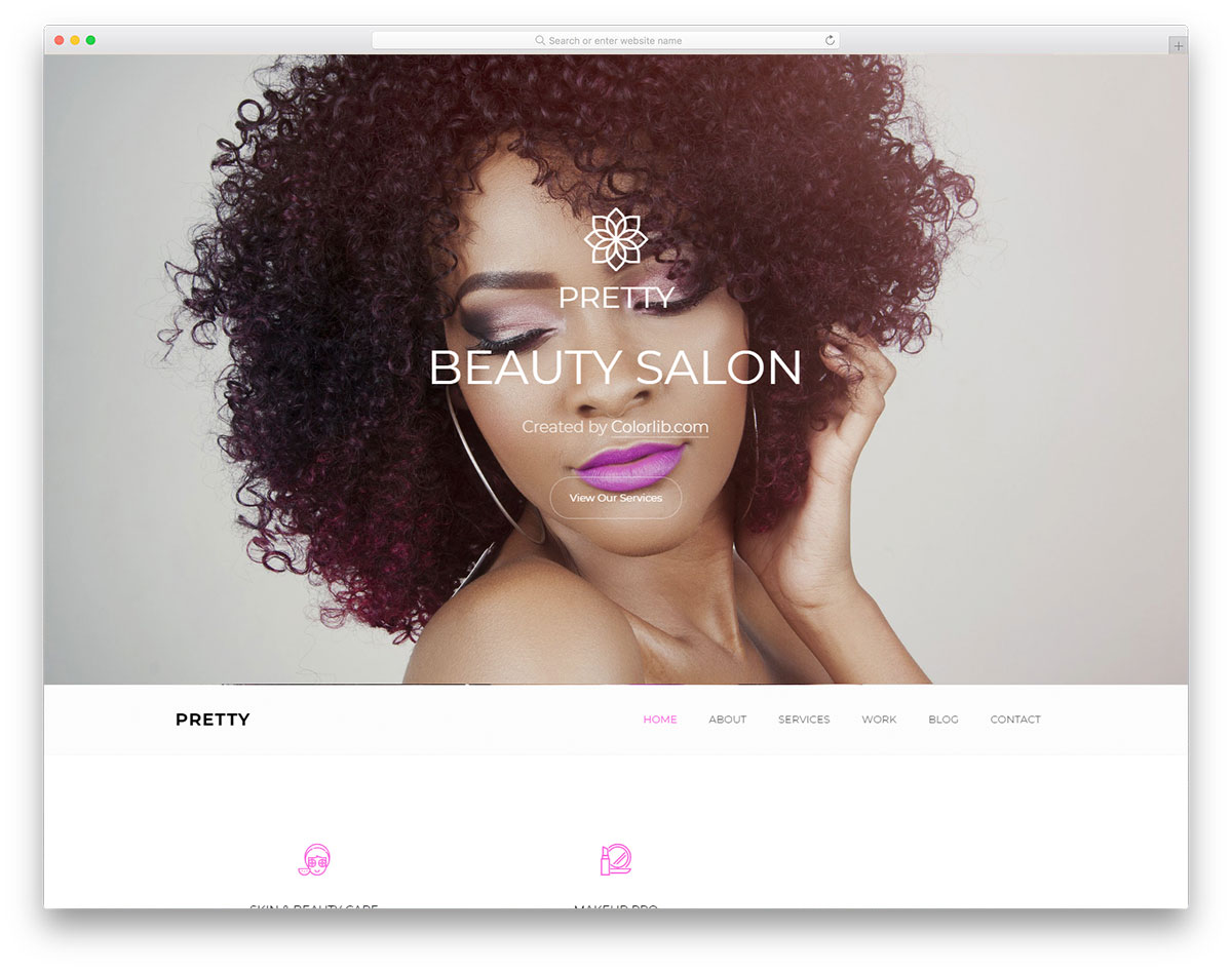 Pretty - Free Beauty Salon Website Template 2023 - Colorlib