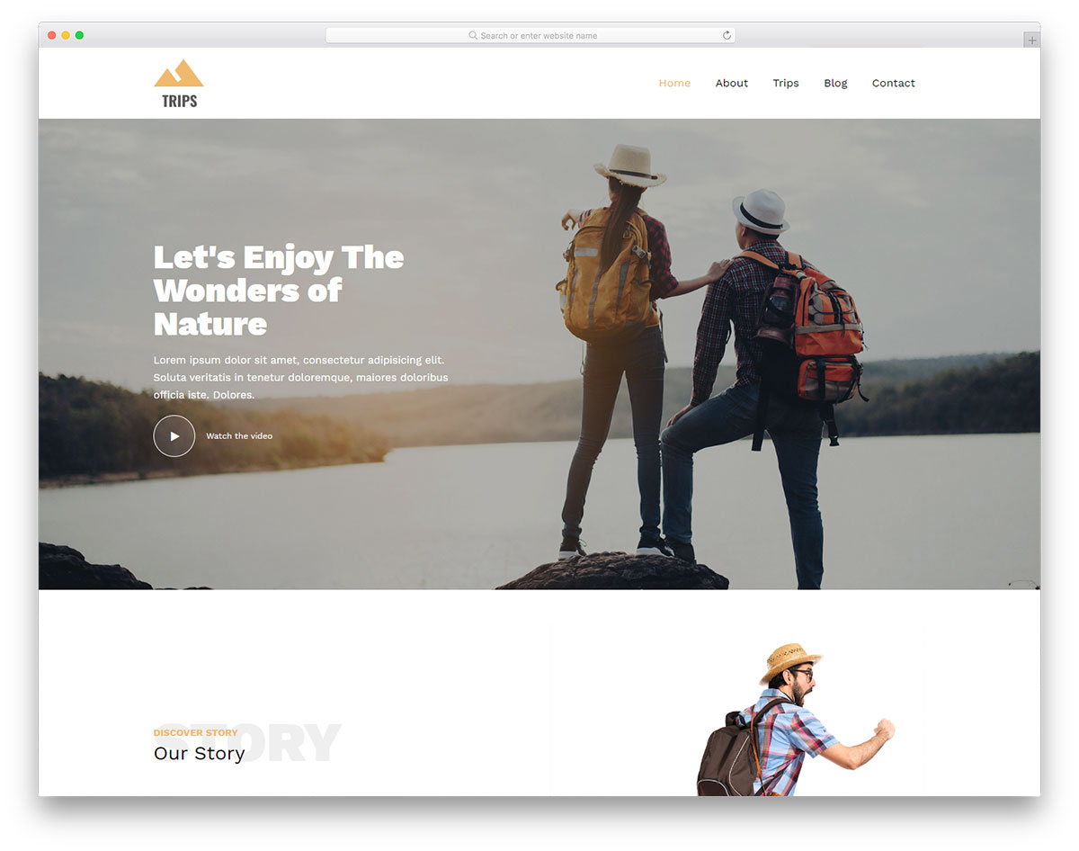 Travel Html Template Free