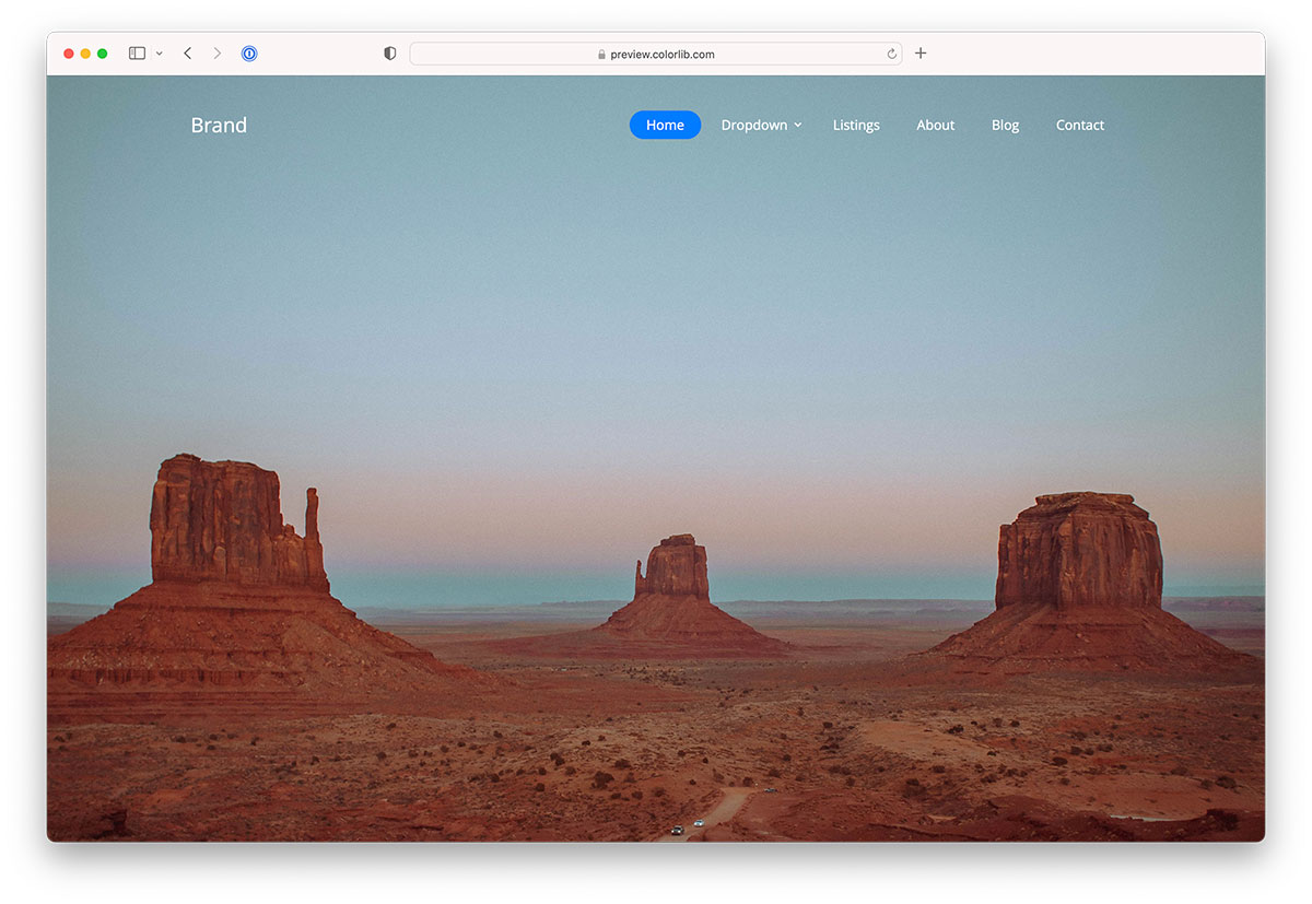 20 Best Free Website Menu Templates (Bootstrap) 2022 - Colorlib