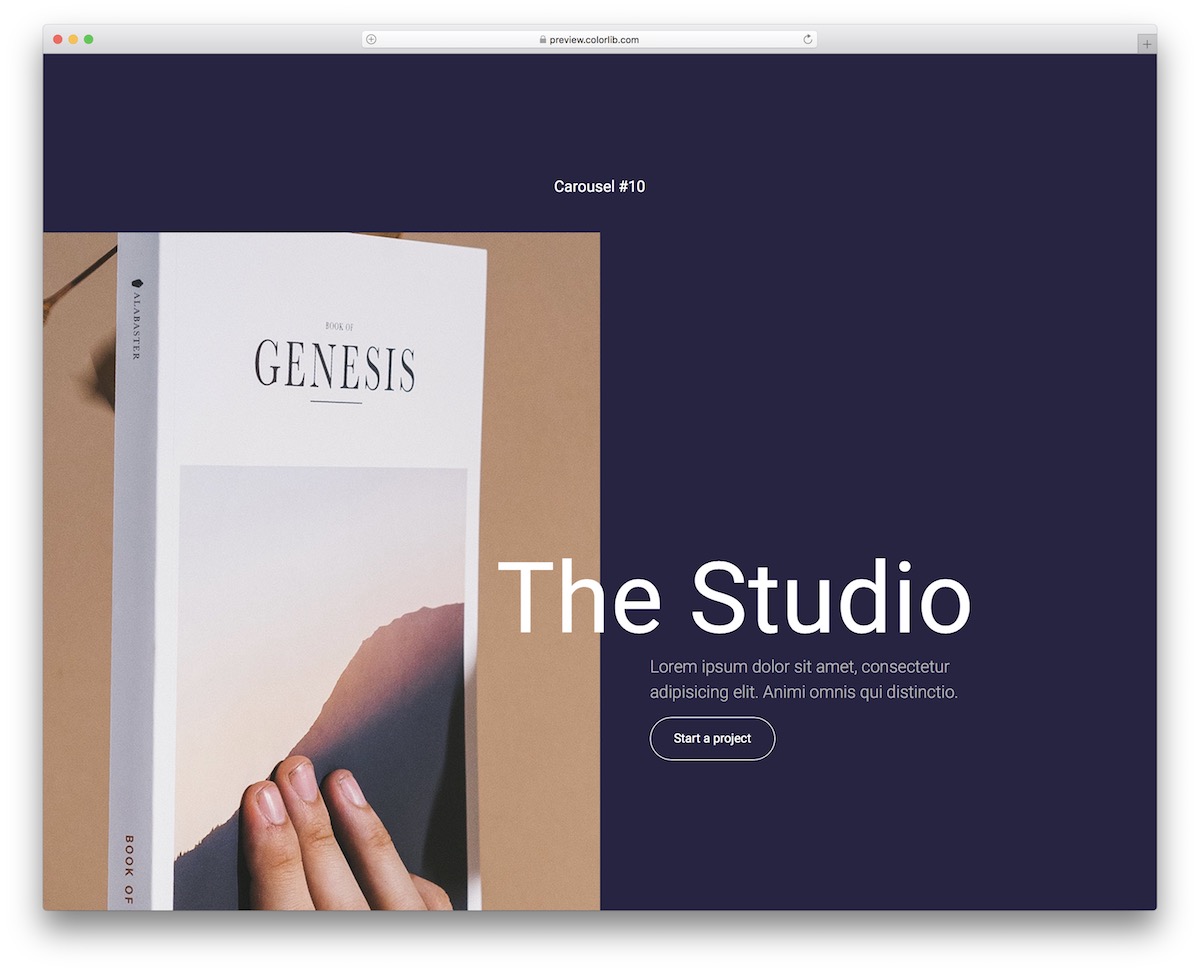 20 Cool Free Bootstrap Carousel Examples 2022 - Colorlib