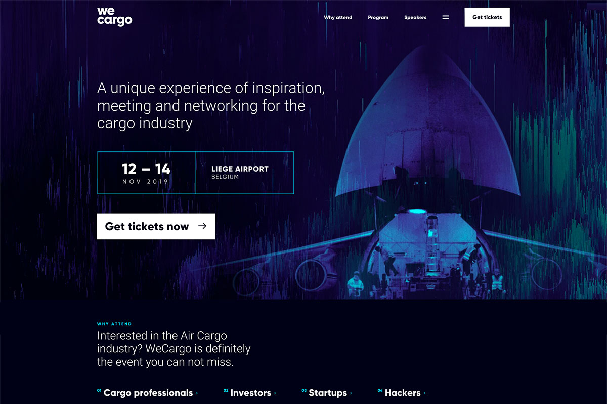 We Cargo website design