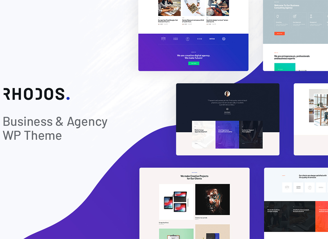 Rhodos - a Multipurpose WordPress Theme for Business & Portfolio