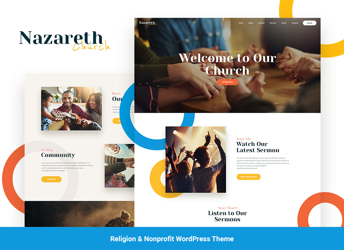 Nazareth | Church & Religion WordPress Theme