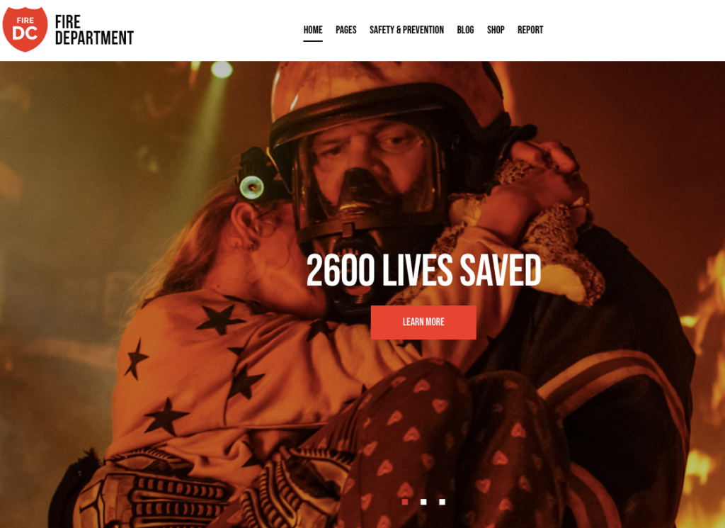 Police & Fire Department and Security Business WordPress