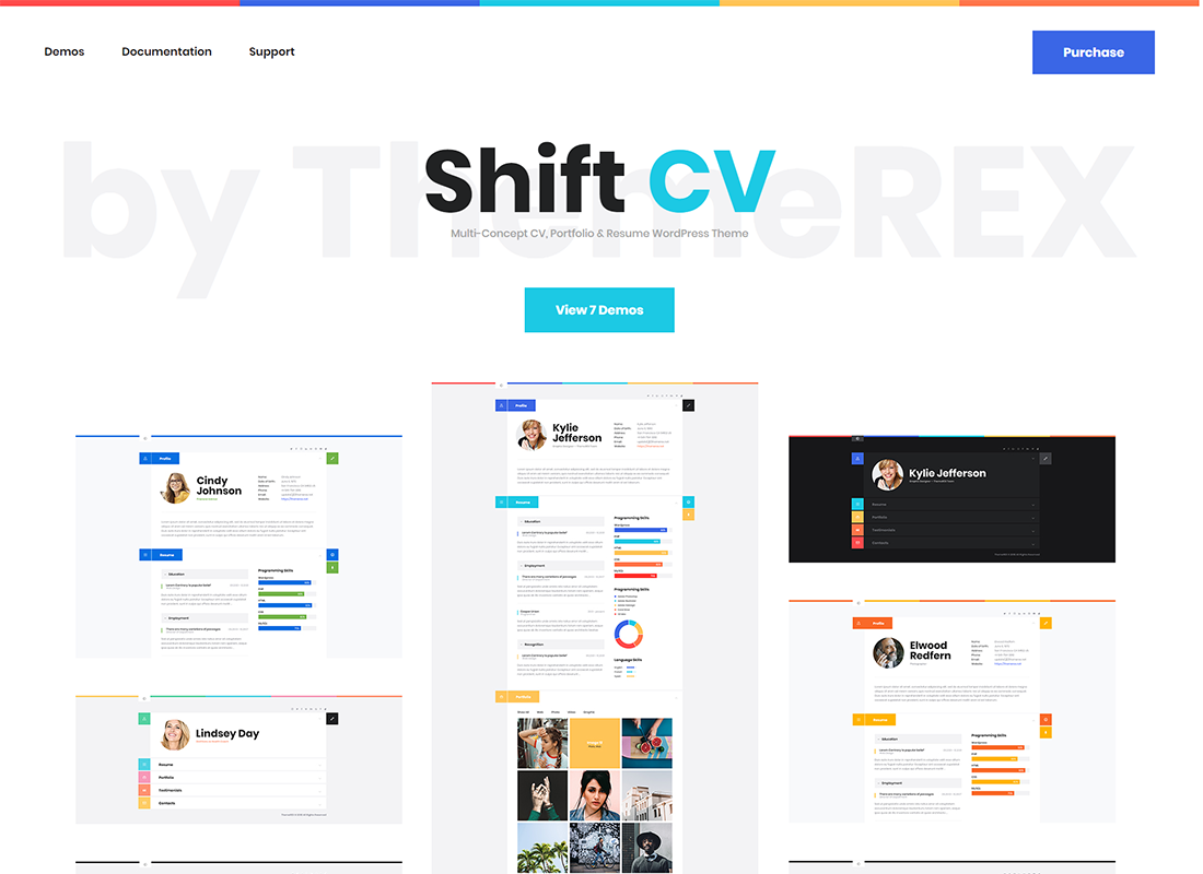 ShiftCV - Blog  Resume  Portfolio  WordPress