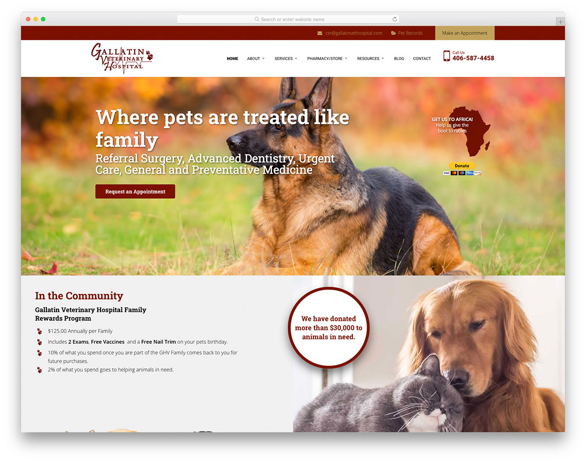 19 Best Veterinary Website Design Examples 2022 - Colorlib