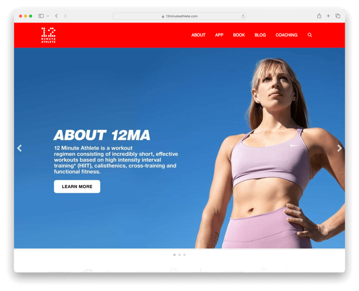 12 minute athlete website