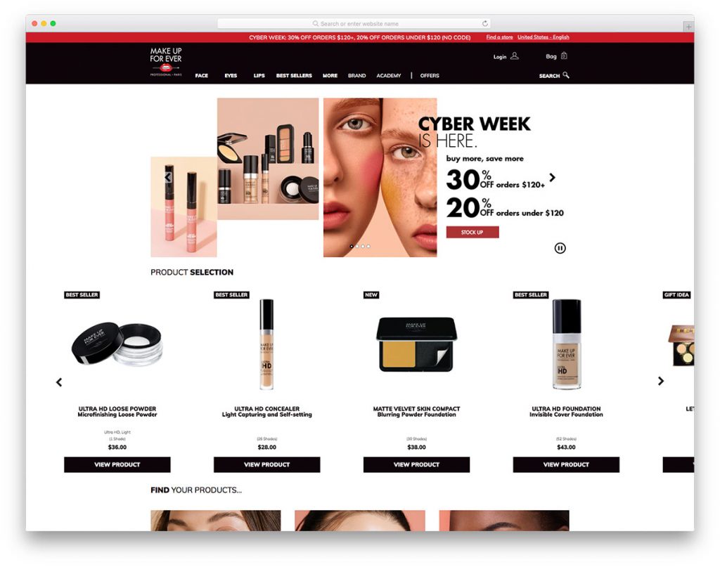 makeup biography website