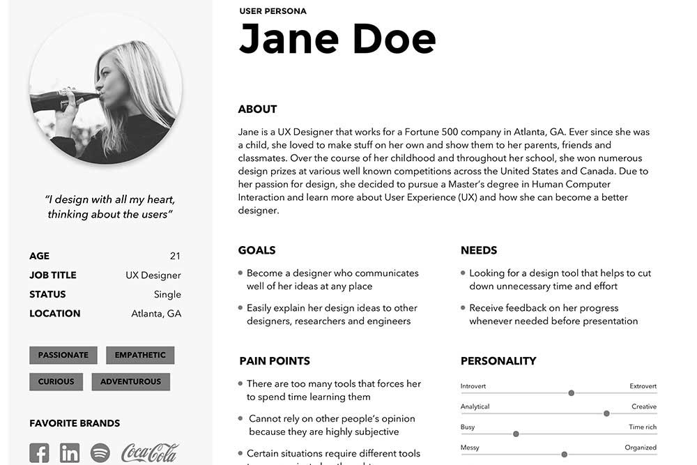 27 Best User Persona Template To Achieve Business Goals Colorlib