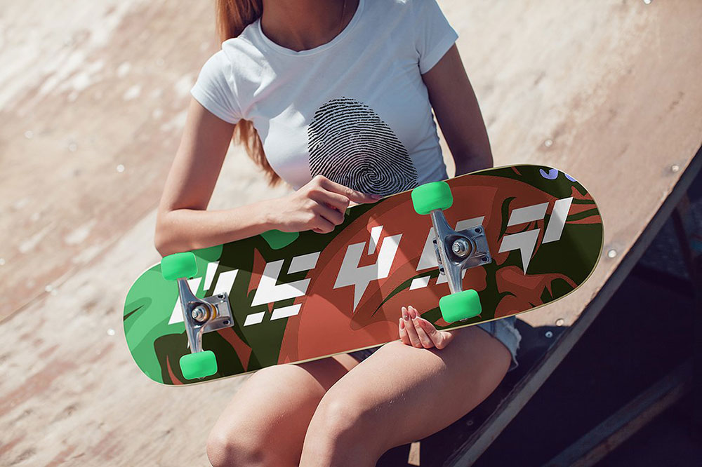 skateboard mockups