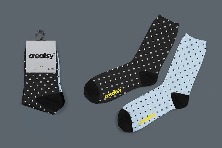 40 Awesome Sock Mockups For Effective Brand Promotion - Colorlib