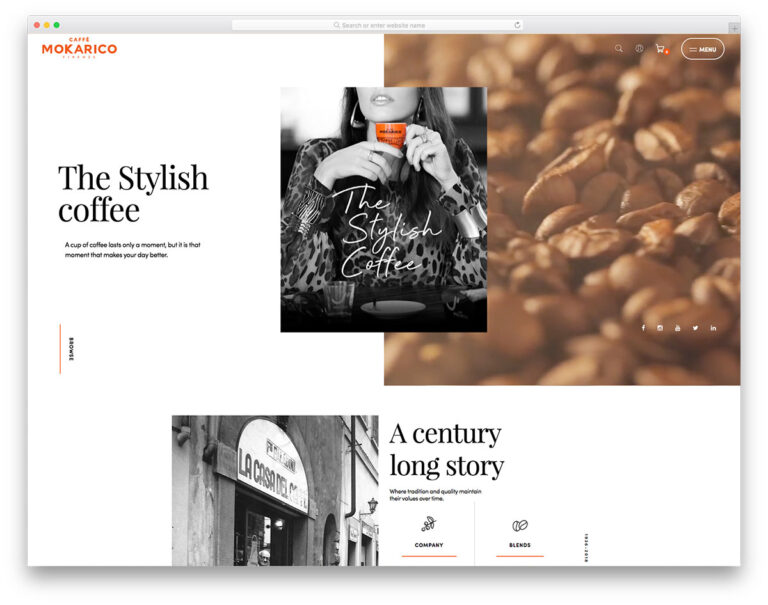25 Best Coffee Shop Website Design Examples 2026