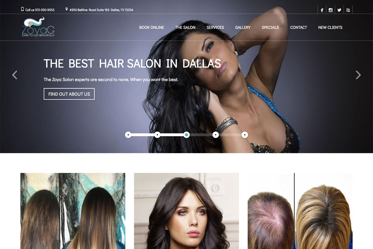18 Best Hair Salon Websites Design Awesome Inspiration 2023 - Colorlib