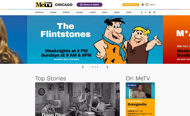 Tv.com 18 Best TV Channel Website Examples 2026 - Colorlib