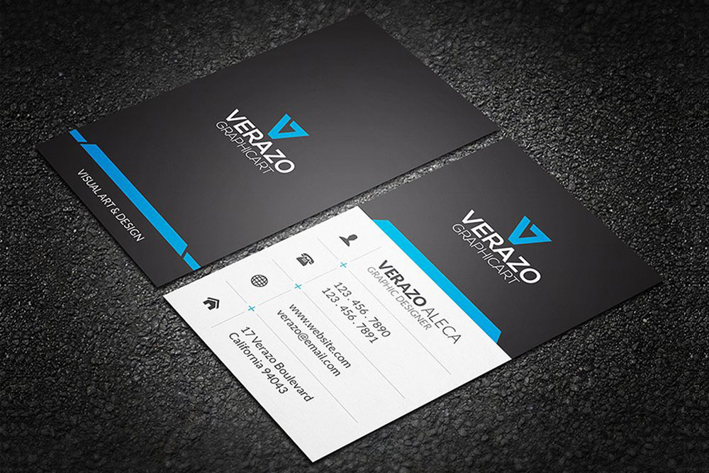 vertical business card mockup