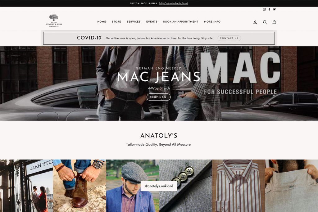 Best Tailor Website Design Inspiration 