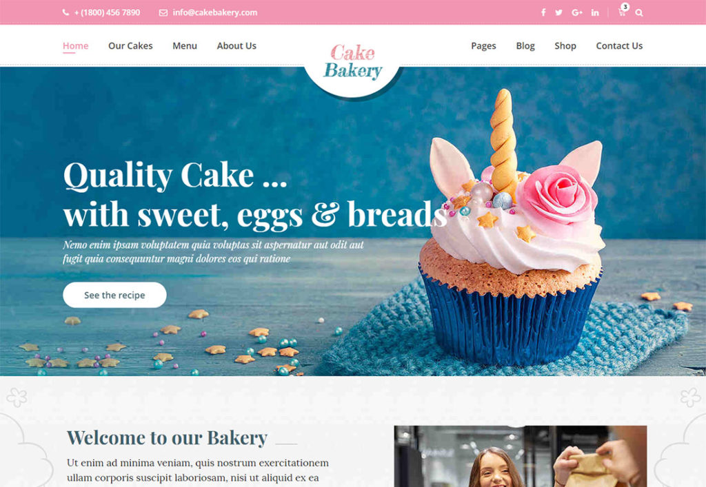 Bootstrap Bakery Templates Free Download