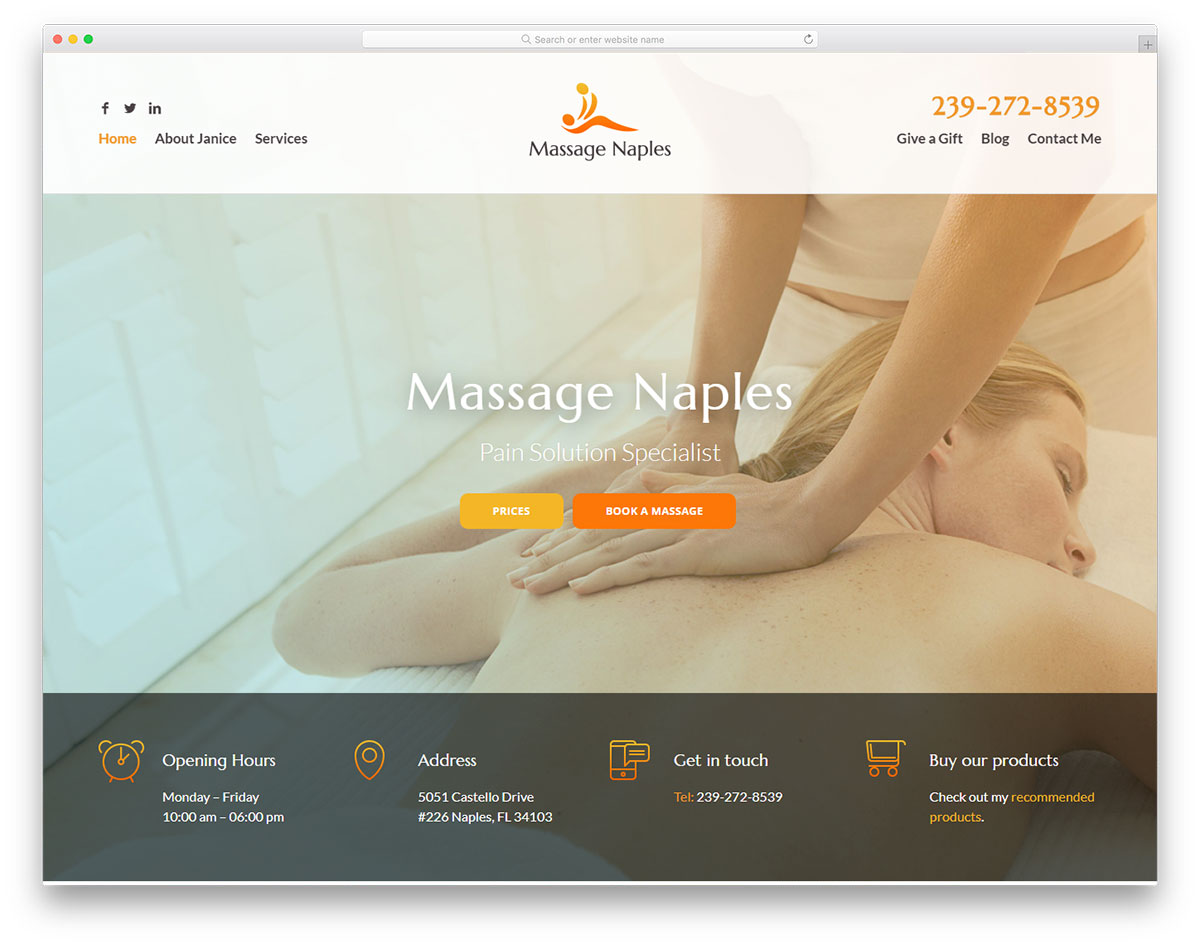 Tempel nåde Umulig 13 Best Massage Websites Design To Inspire 2023 - Colorlib