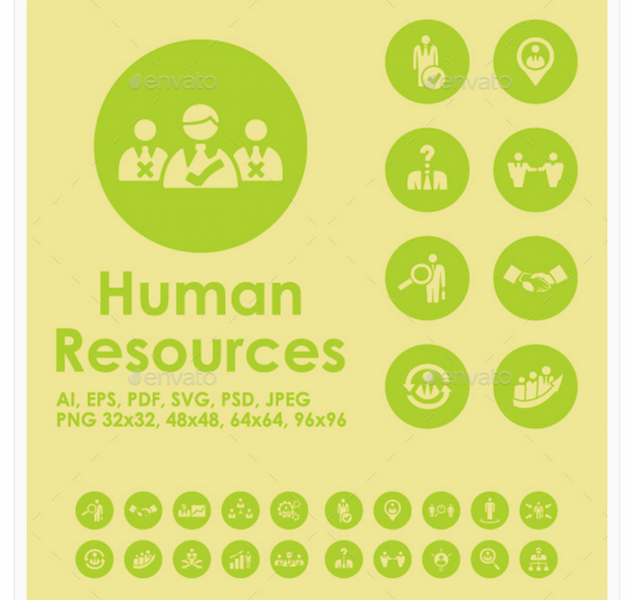 20 Human Resources Icons