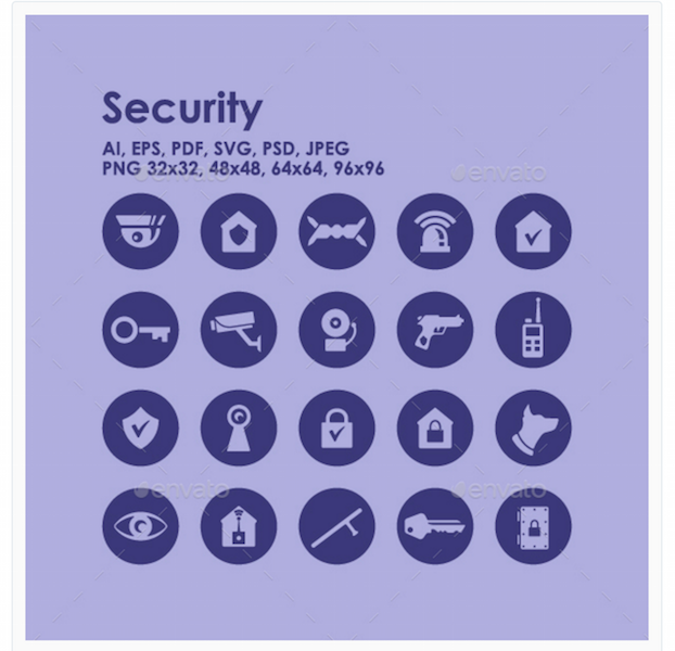 20 Security Icons