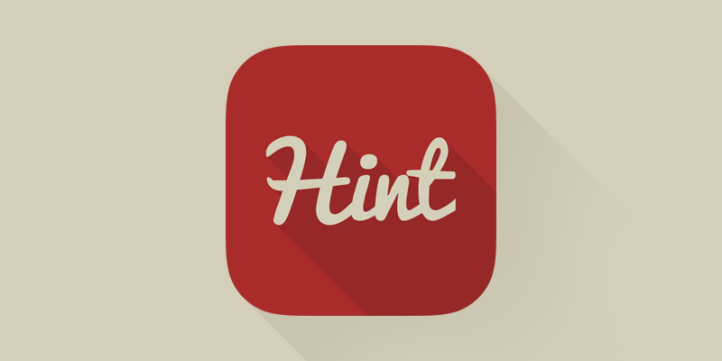 HintApp Flat Logo