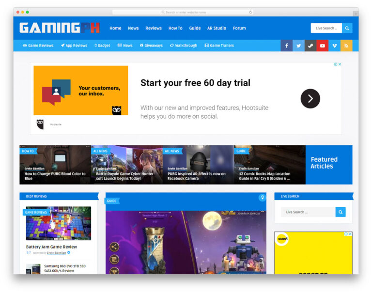 19 Best Gaming Blog Designs For Inspiration 2026