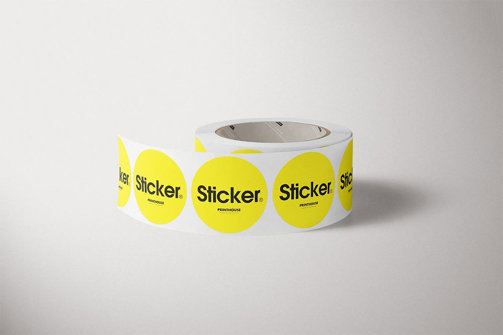 socks mockup set Sticker mockups mockup colorlib stickers visible highly branding