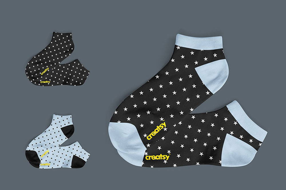 Download 40 Awesome Sock Mockups For Effective Brand Promotion ...