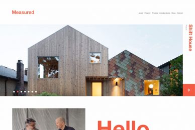 architecture website design